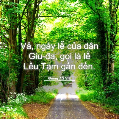 Picture 05 - Giăng 7:2 VIE - Vả, ngày lễ của dân Giu-đa, gọi là - Bible Verse Picture