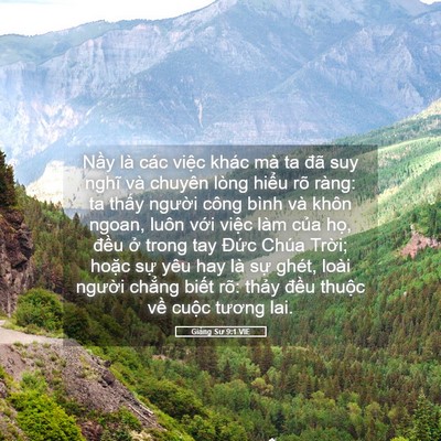 Picture 05 - Giảng Sư 9:1 VIE - Nầy là các việc khác mà ta đã suy nghĩ - Bible Verse Picture