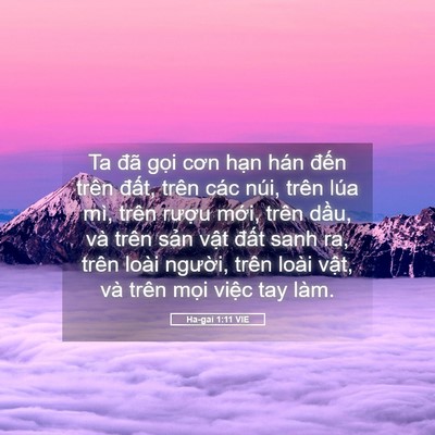 Picture 05 - Ha-gai 1:11 VIE - Ta đã gọi cơn hạn hán đến trên - Bible Verse Picture