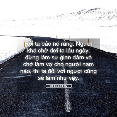 Picture 05 - Hô-sê-a 3:3 VIE - Rồi ta bảo nó rằng: Ngươi khá chờ - Bible Verse Picture