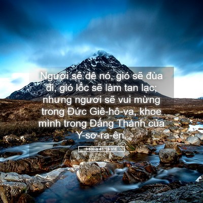 Picture 05 - I-sai-a 41:16 VIE - Ngươi sẽ dê nó, gió sẽ đùa đi, gió - Bible Verse Picture