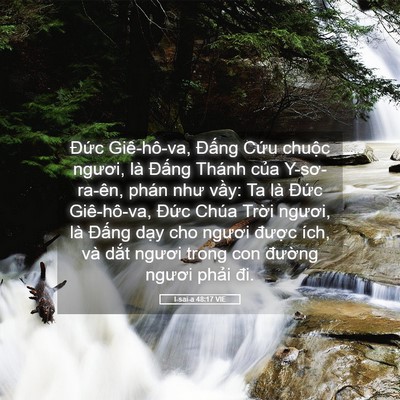 Picture 05 - I-sai-a 48:17 VIE - Đức Giê-hô-va, Đấng Cứu chuộc - Bible Verse Picture