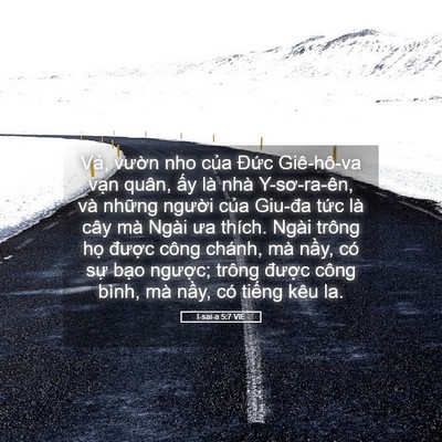 Picture 05 - I-sai-a 5:7 VIE - Vả, vườn nho của Đức Giê-hô-va vạn - Bible Verse Picture