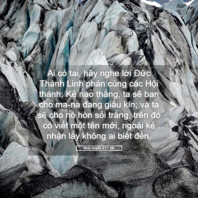 Picture 05 - Khải Huyền 2:17 VIE - Ai có tai, hãy nghe lời Đức Thánh Linh - Bible Verse Picture