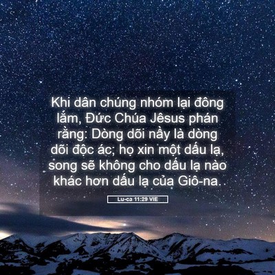 Picture 05 - Lu-ca 11:29 VIE - Khi dân chúng nhóm lại đông lắm, Đức - Bible Verse Picture