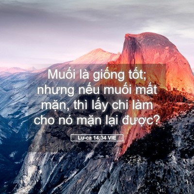 Picture 05 - Lu-ca 14:34 VIE - Muối là giống tốt; nhưng nếu muối - Bible Verse Picture