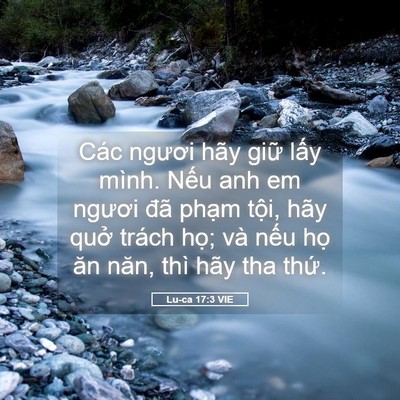 Picture 05 - Lu-ca 17:3 VIE - Các ngươi hãy giữ lấy mình. Nếu anh em - Bible Verse Picture