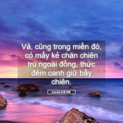 Picture 05 - Lu-ca 2:8 VIE - Vả, cũng trong miền đó, có mấy kẻ - Bible Verse Picture