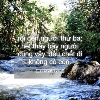 Picture 05 - Lu-ca 20:31 VIE - rồi đến người thứ ba; hết thảy - Bible Verse Picture