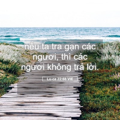 Picture 05 - Lu-ca 22:68 VIE - nếu ta tra gạn các ngươi, thì các - Bible Verse Picture