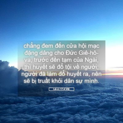 Picture 05 - Lê-vi 17:4 VIE - chẳng đem đến cửa hội mạc đặng - Bible Verse Picture
