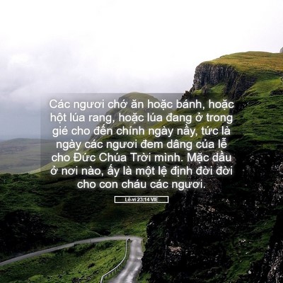 Picture 05 - Lê-vi 23:14 VIE - Các ngươi chớ ăn hoặc bánh, hoặc hột - Bible Verse Picture
