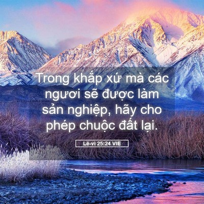 Picture 05 - Lê-vi 25:24 VIE - Trong khắp xứ mà các ngươi sẽ được - Bible Verse Picture