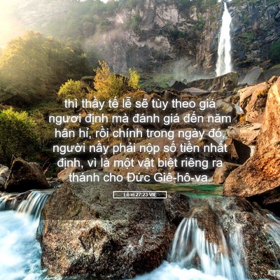 Picture 05 - Lê-vi 27:23 VIE - thì thầy tế lễ sẽ tùy theo giá ngươi - Bible Verse Picture