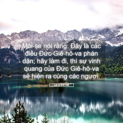 Picture 05 - Lê-vi 9:6 VIE - Môi-se nói rằng: Đây là các điều - Bible Verse Picture