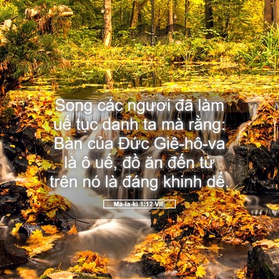 Picture 05 - Ma-la-ki 1:12 VIE - Song các ngươi đã làm uế tục danh ta - Bible Verse Picture