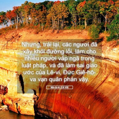 Picture 05 - Ma-la-ki 2:8 VIE - Nhưng, trái lại, các ngươi đã xây - Bible Verse Picture