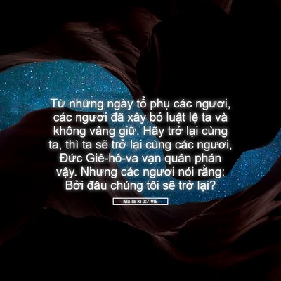 Picture 05 - Ma-la-ki 3:7 VIE - Từ những ngày tổ phụ các ngươi, các - Bible Verse Picture