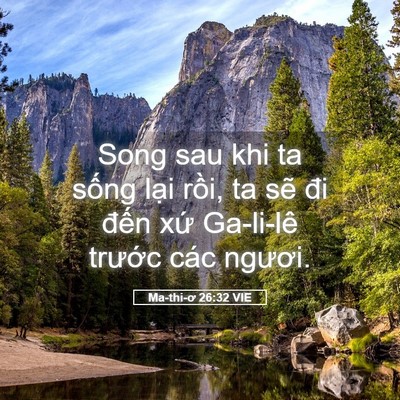 Picture 05 - Ma-thi-ơ 26:32 VIE - Song sau khi ta sống lại rồi, ta sẽ đi - Bible Verse Picture