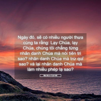 Picture 05 - Ma-thi-ơ 7:22 VIE - Ngày đó, sẽ có nhiều người thưa cùng - Bible Verse Picture
