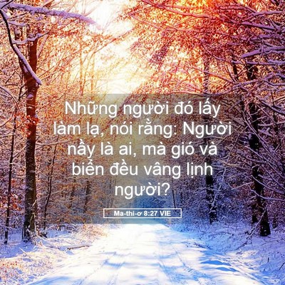 Picture 05 - Ma-thi-ơ 8:27 VIE - Những người đó lấy làm lạ, nói - Bible Verse Picture
