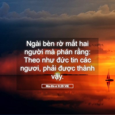 Picture 05 - Ma-thi-ơ 9:29 VIE - Ngài bèn rờ mắt hai người mà phán - Bible Verse Picture