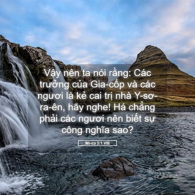 Picture 05 - Mi-ca 3:1 VIE - Vậy nên ta nói rằng: Các trưởng của - Bible Verse Picture