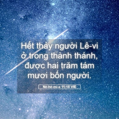 Picture 05 - Nê-hê-mi-a 11:18 VIE - Hết thảy người Lê-vi ở trong thành - Bible Verse Picture