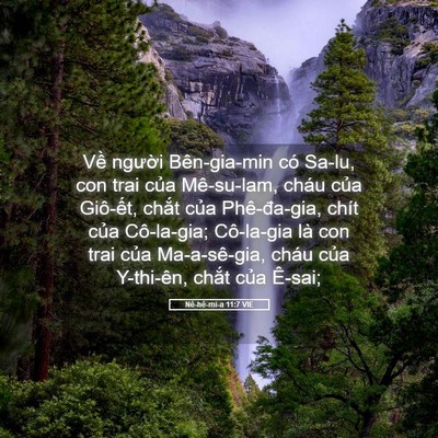 Picture 05 - Nê-hê-mi-a 11:7 VIE - Về người Bên-gia-min có Sa-lu, con trai - Bible Verse Picture