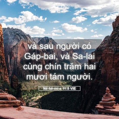 Picture 05 - Nê-hê-mi-a 11:8 VIE - và sau người có Gáp-bai, và Sa-lai cùng - Bible Verse Picture