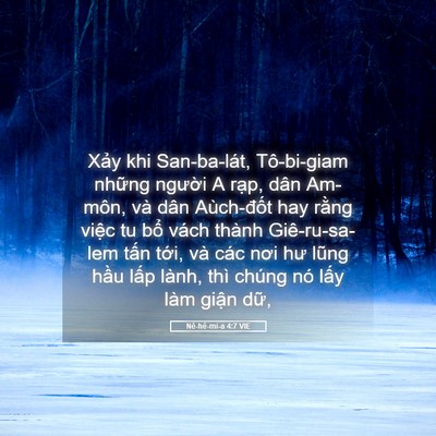 Picture 05 - Nê-hê-mi-a 4:7 VIE - Xảy khi San-ba-lát, Tô-bi-giam những - Bible Verse Picture
