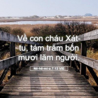 Picture 05 - Nê-hê-mi-a 7:13 VIE - Về con cháu Xát-tu, tám trăm bốn mươi - Bible Verse Picture