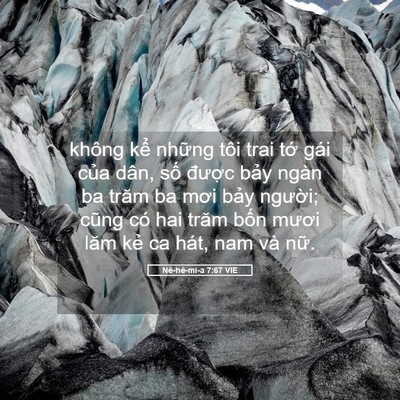 Picture 05 - Nê-hê-mi-a 7:67 VIE - không kể những tôi trai tớ gái của - Bible Verse Picture