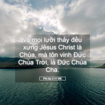 Picture 05 - Phi-líp 2:11 VIE - và mọi lưỡi thảy đều xưng Jêsus - Bible Verse Picture