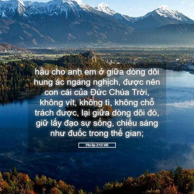 Picture 05 - Phi-líp 2:15 VIE - hầu cho anh em ở giữa dòng dõi hung ác - Bible Verse Picture