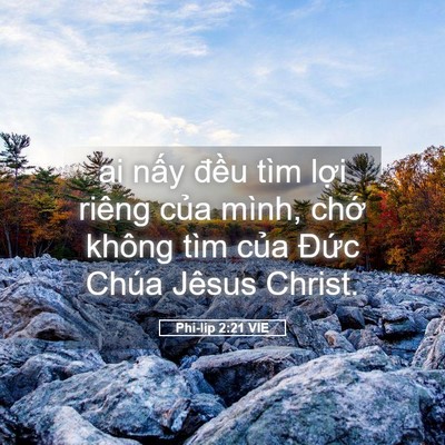 Picture 05 - Phi-líp 2:21 VIE - ai nấy đều tìm lợi riêng của mình, - Bible Verse Picture