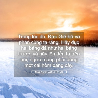 Picture 05 - Phục Truyền Luật Lệ 10:1 VIE - Trong lúc đó, Đức Giê-hô-va phán cùng - Bible Verse Picture