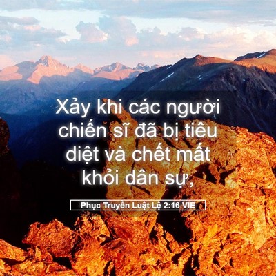 Picture 05 - Phục Truyền Luật Lệ 2:16 VIE - Xảy khi các người chiến sĩ đã bị - Bible Verse Picture