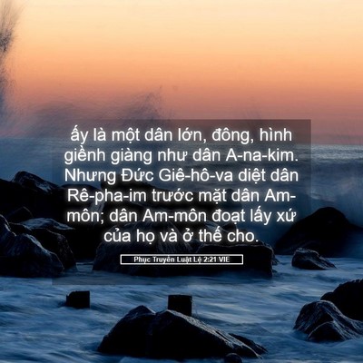 Picture 05 - Phục Truyền Luật Lệ 2:21 VIE - ấy là một dân lớn, đông, hình giềnh - Bible Verse Picture