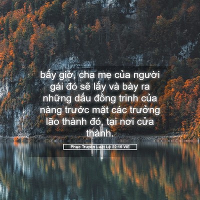 Picture 05 - Phục Truyền Luật Lệ 22:15 VIE - bấy giờ, cha mẹ của người gái đó - Bible Verse Picture