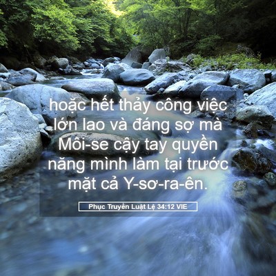 Picture 05 - Phục Truyền Luật Lệ 34:12 VIE - hoặc hết thảy công việc lớn lao và - Bible Verse Picture