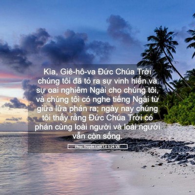 Picture 05 - Phục Truyền Luật Lệ 5:24 VIE - Kìa, Giê-hô-va Đức Chúa Trời chúng tôi - Bible Verse Picture
