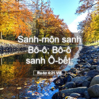 Picture 05 - Ru-tơ 4:21 VIE - Sanh-môn sanh Bô-ô; Bô-ô sanh - Bible Verse Picture