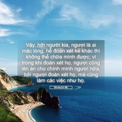 Picture 05 - Rô-ma 2:1 VIE - Vậy, hỡi người kia, ngươi là ai mặc - Bible Verse Picture