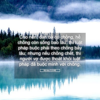 Picture 05 - Rô-ma 7:2 VIE - Cho nên, đàn bà có chồng, hễ chồng - Bible Verse Picture