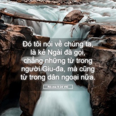 Picture 05 - Rô-ma 9:24 VIE - Đó tôi nói về chúng ta, là kẻ Ngài - Bible Verse Picture