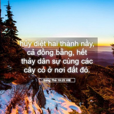 Picture 05 - Sáng Thế 19:25 VIE - hủy diệt hai thành nầy, cả đồng - Bible Verse Picture
