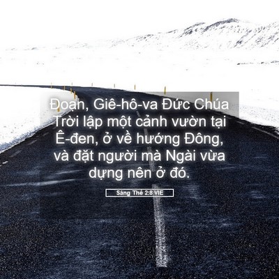 Picture 05 - Sáng Thế 2:8 VIE - Đoạn, Giê-hô-va Đức Chúa Trời lập - Bible Verse Picture