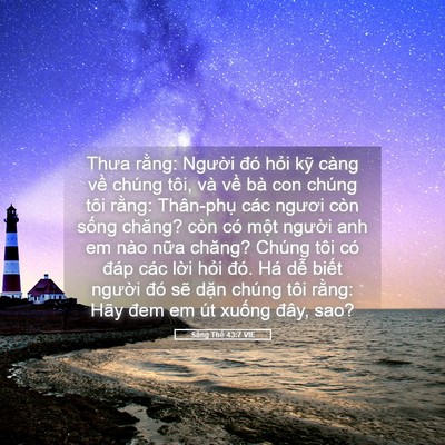 Picture 05 - Sáng Thế 43:7 VIE - Thưa rằng: Người đó hỏi kỹ càng về - Bible Verse Picture