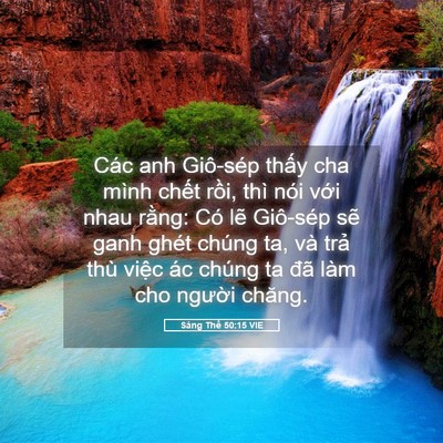 Picture 05 - Sáng Thế 50:15 VIE - Các anh Giô-sép thấy cha mình chết rồi, - Bible Verse Picture